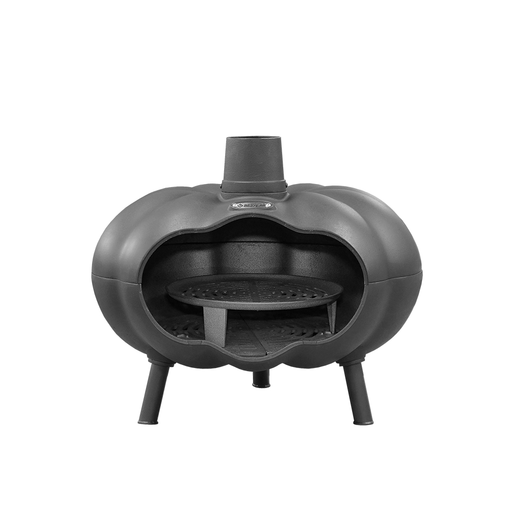 Печь для пиццы (из чугуна) с чугунной вставкой