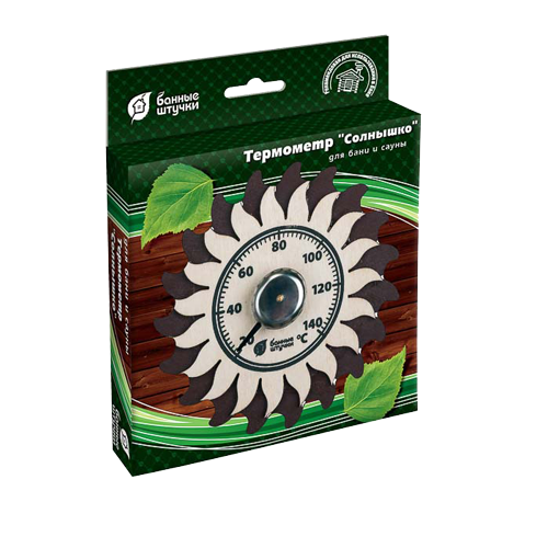 Термометр для бани и сауны Солнышко