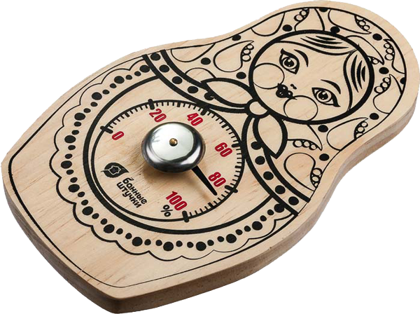 Гигрометр для бани и сауны Матрешка