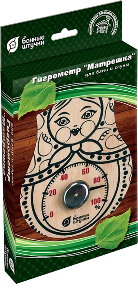 Гигрометр для бани и сауны Матрешка