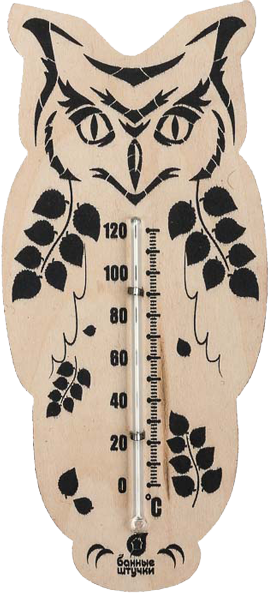 Термометр для бани и сауны Сова