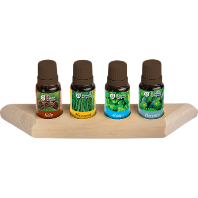 Набор эфирных масел Дыхание леса на полочке арт.32156