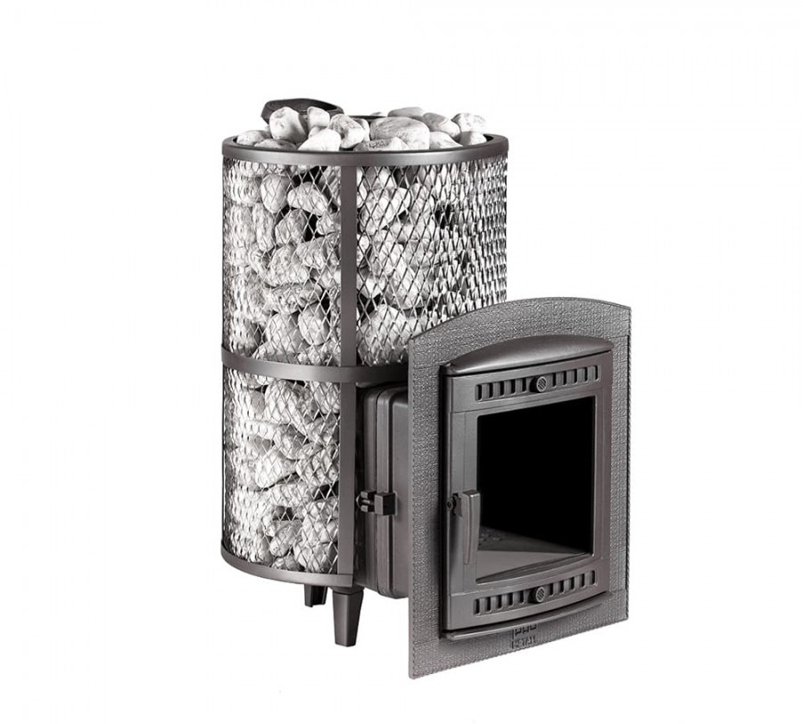 ПЕЧЬ ДЛЯ БАНИ АТМОСФЕРА XL (ПРО) СЕТКА НЕРЖАВЕЙКА