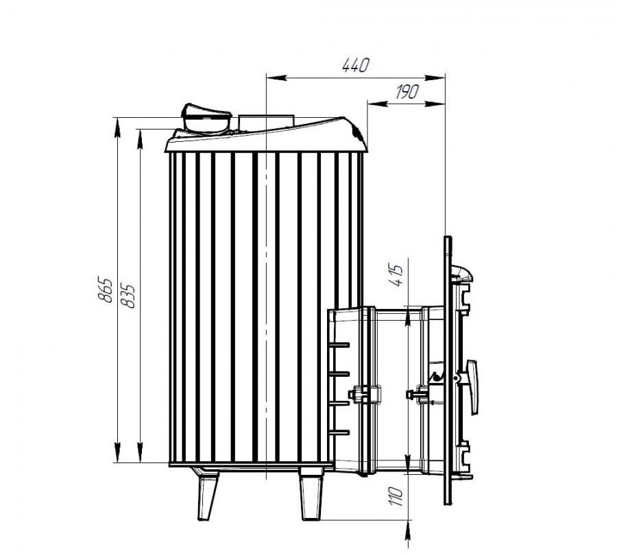 ПЕЧЬ ДЛЯ БАНИ АТМОСФЕРА XL ЛАМЕЛИ ОКАМЕНЕВШЕЕ ДЕРЕВО НАБОРНЫЕ