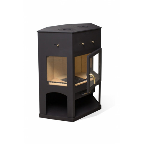 Печь-камин “Енисей с плитой”