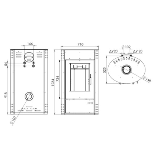 ПЕЧЬ-КАМИН “ДУНАЙ-АКВА”