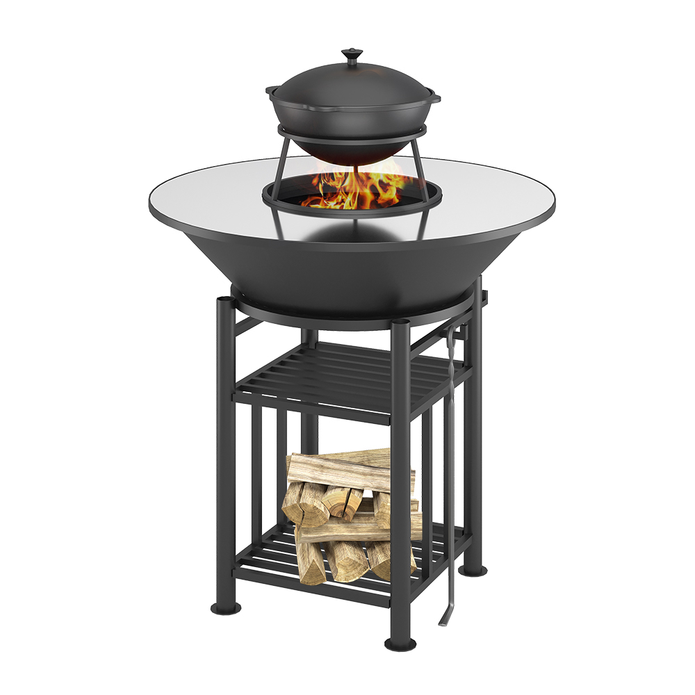 Fantastic Grill Везувий Ø 1000 (чаша+подставка+плита+решетка чугунная