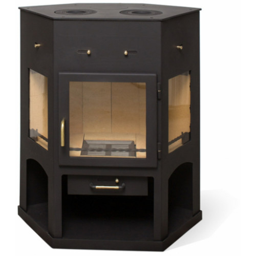 Печь-камин “Енисей с плитой”