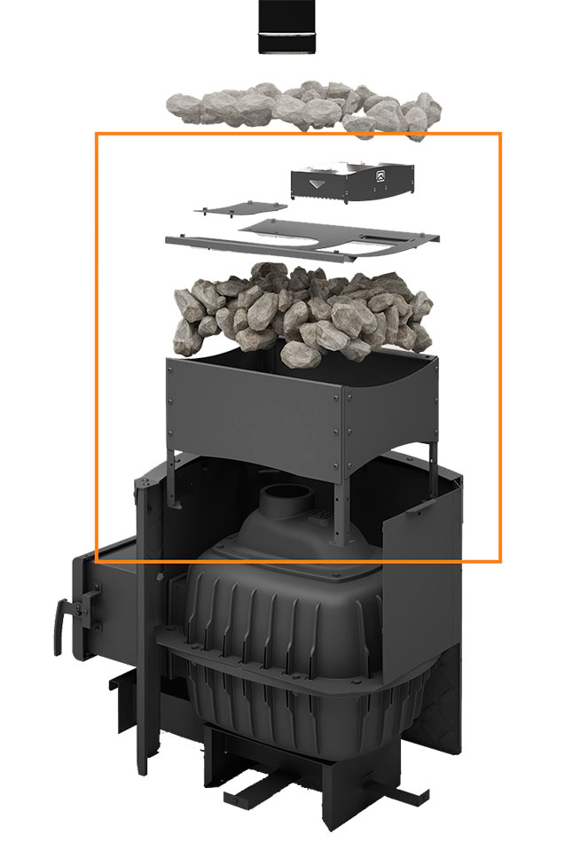 Закрытая каменка Былина 18