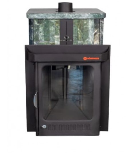 Дровяная печь для бани Ферингер Квадра Змеевик наборный ПФ до 25 м³