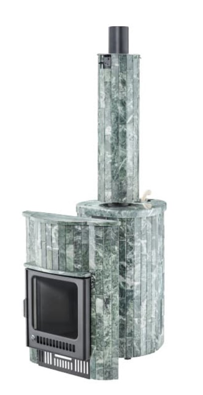 Дровяная печь для бани Ферингер  Малютка Змеевик наборный до 18 м³