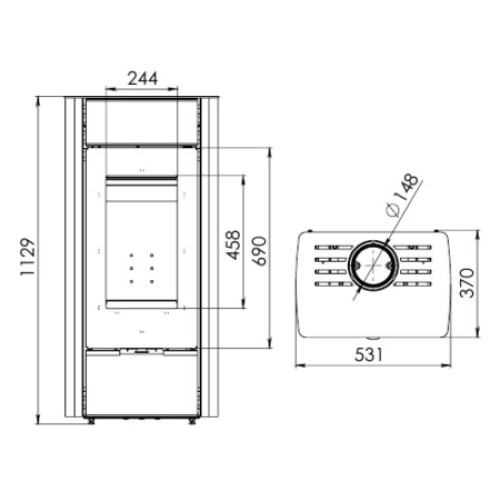 ПЕЧЬ-КАМИН “НАРОЧЬ”