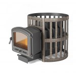 Чугунная печь Везувий Легенда Ретро Ковка 24 (224)