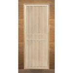 Дверь для бани деревянная глухая 1900х700