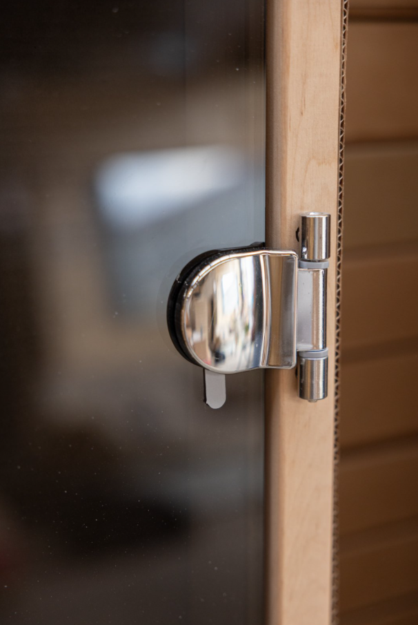 Дверь стеклянная для бани 180*70 Графит