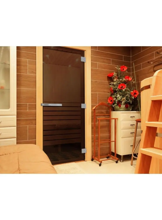 Дверь DoorWood Эталон Лайт Бронза матовая 1900*700 R