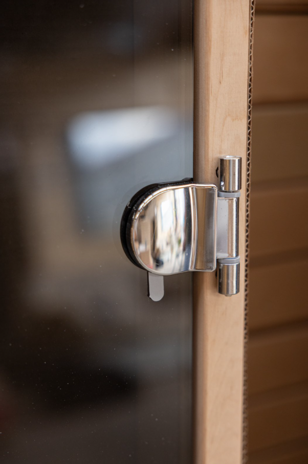 Дверь стеклянная для бани 190*70 Графит