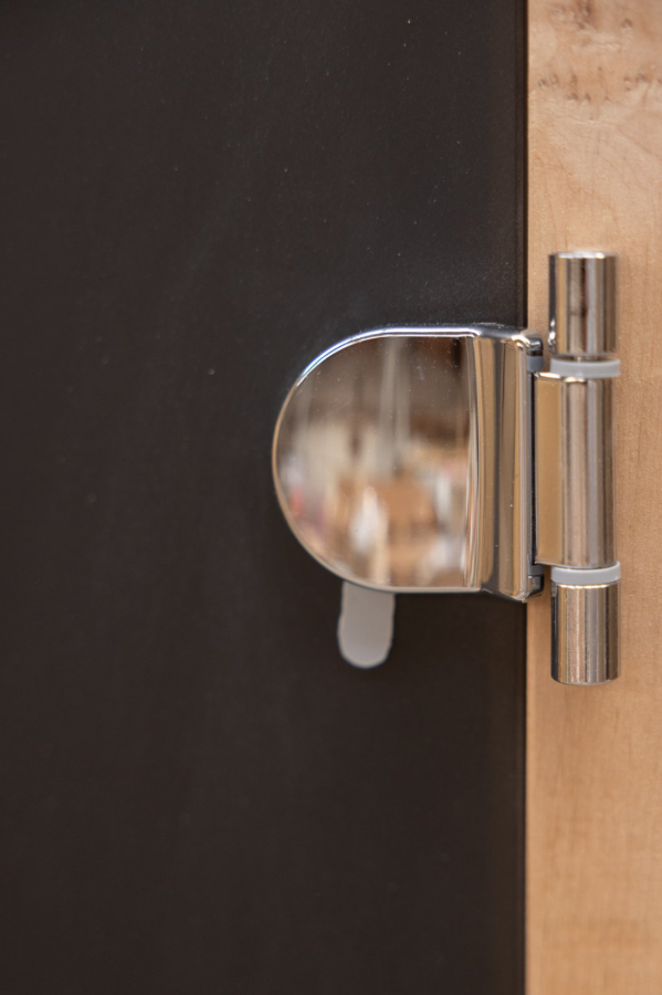 Дверь стеклянная для бани 190*70 Графит матовый