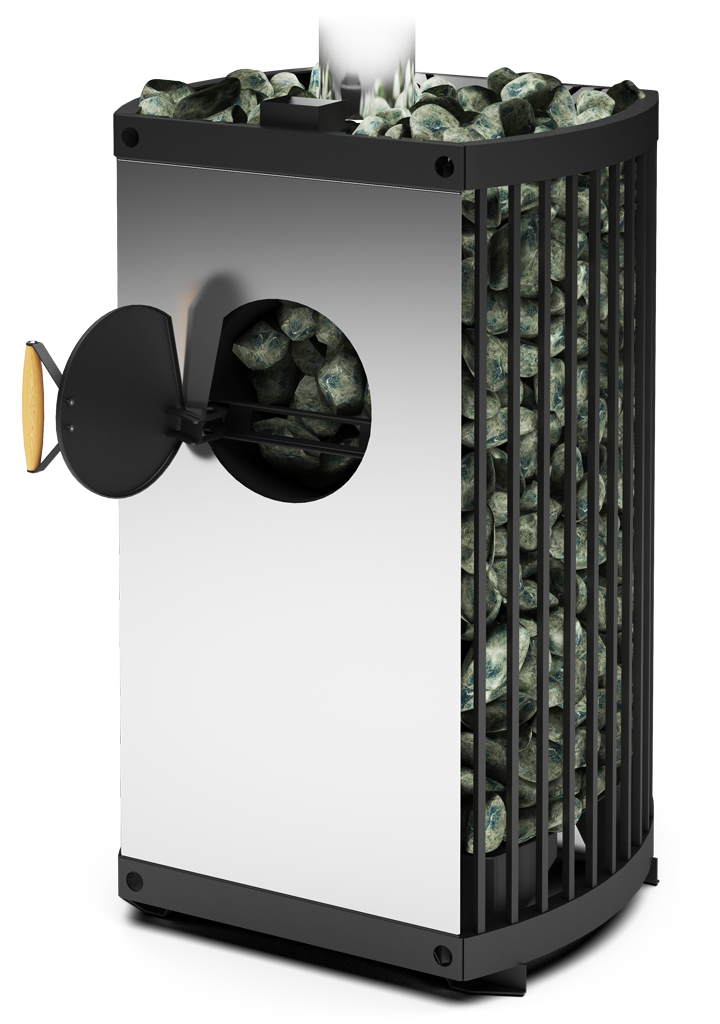 Печь для бани Теплодар Домна 30 ЛРК