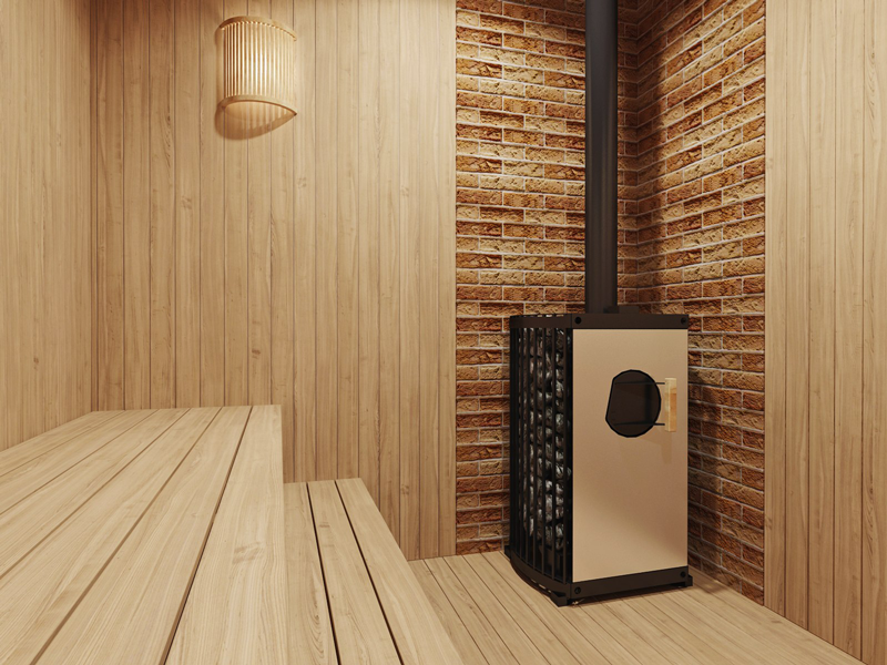 Печь для бани Теплодар Домна 30 ЛРК